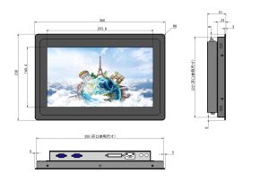 3.3寸电容屏触摸工控显示器-工业显示器厂家批发"