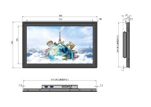 3.6寸外嵌式工业显示器-壁挂式工业触摸显示器"